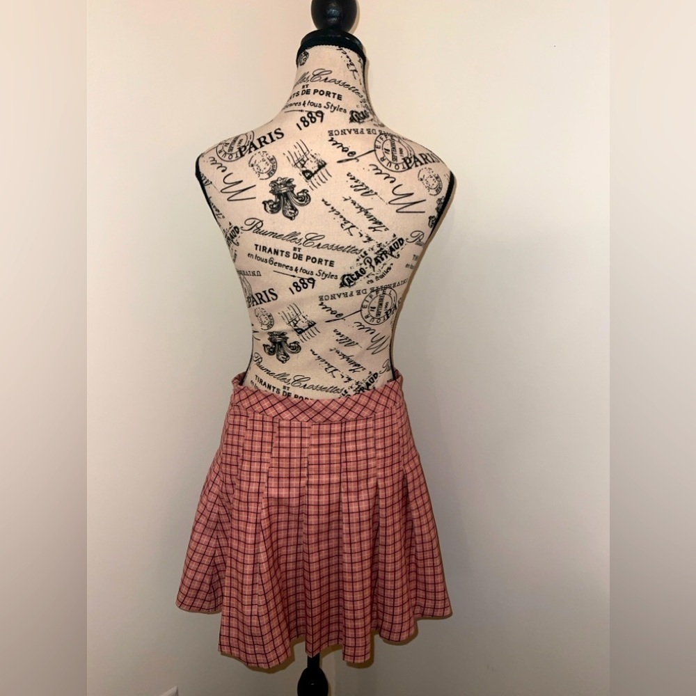 Love & Piece Junior's Pink Pleated Shirt, Small - Picture 5 of 6